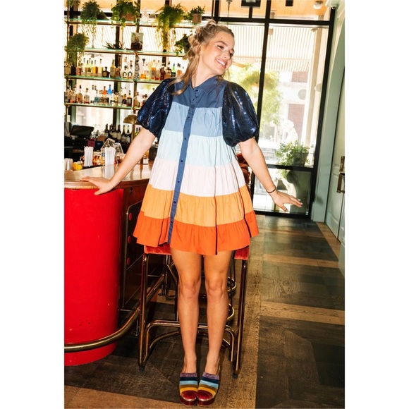 Queen of Sparkles | Stripe Dress. - Picture 9 of 16